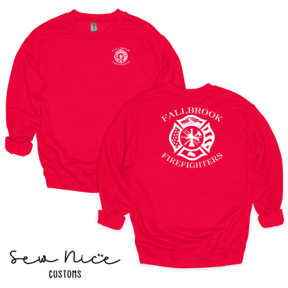 Fallbrook Maltese Cross- Crewneck Sweatshirt