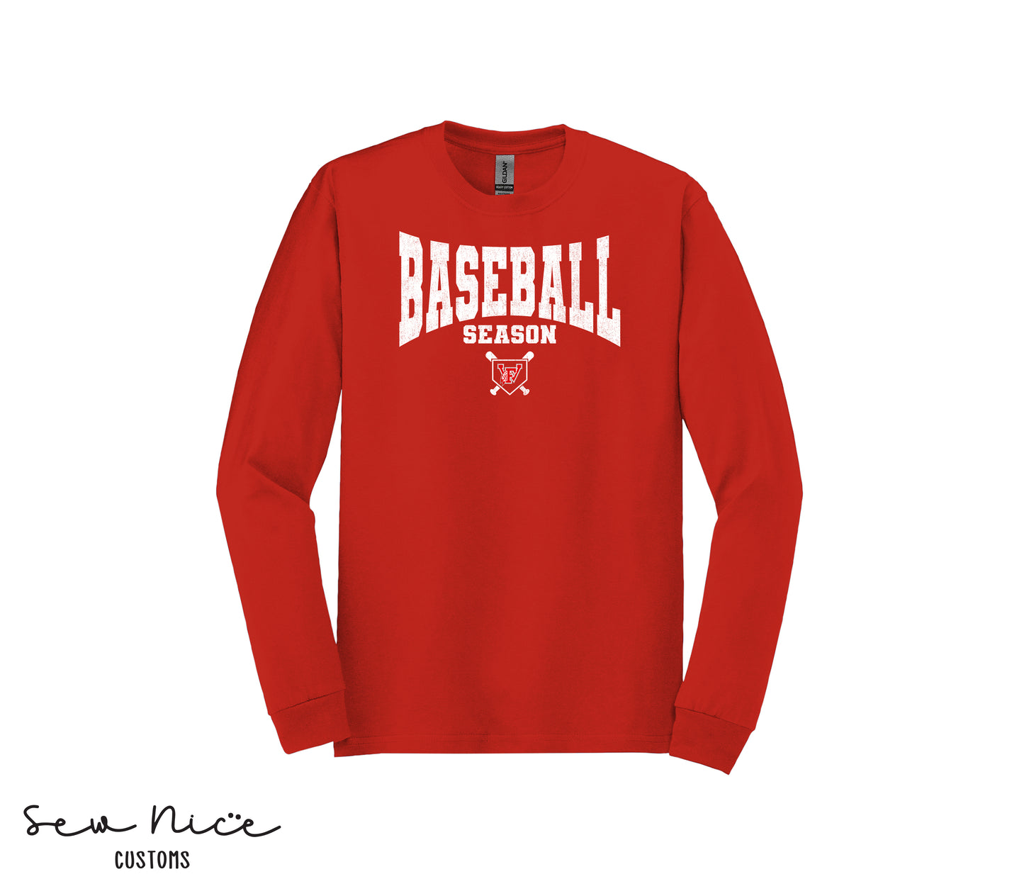 Baseball Season- Unisex Adult/Youth Long Sleeve Shirt