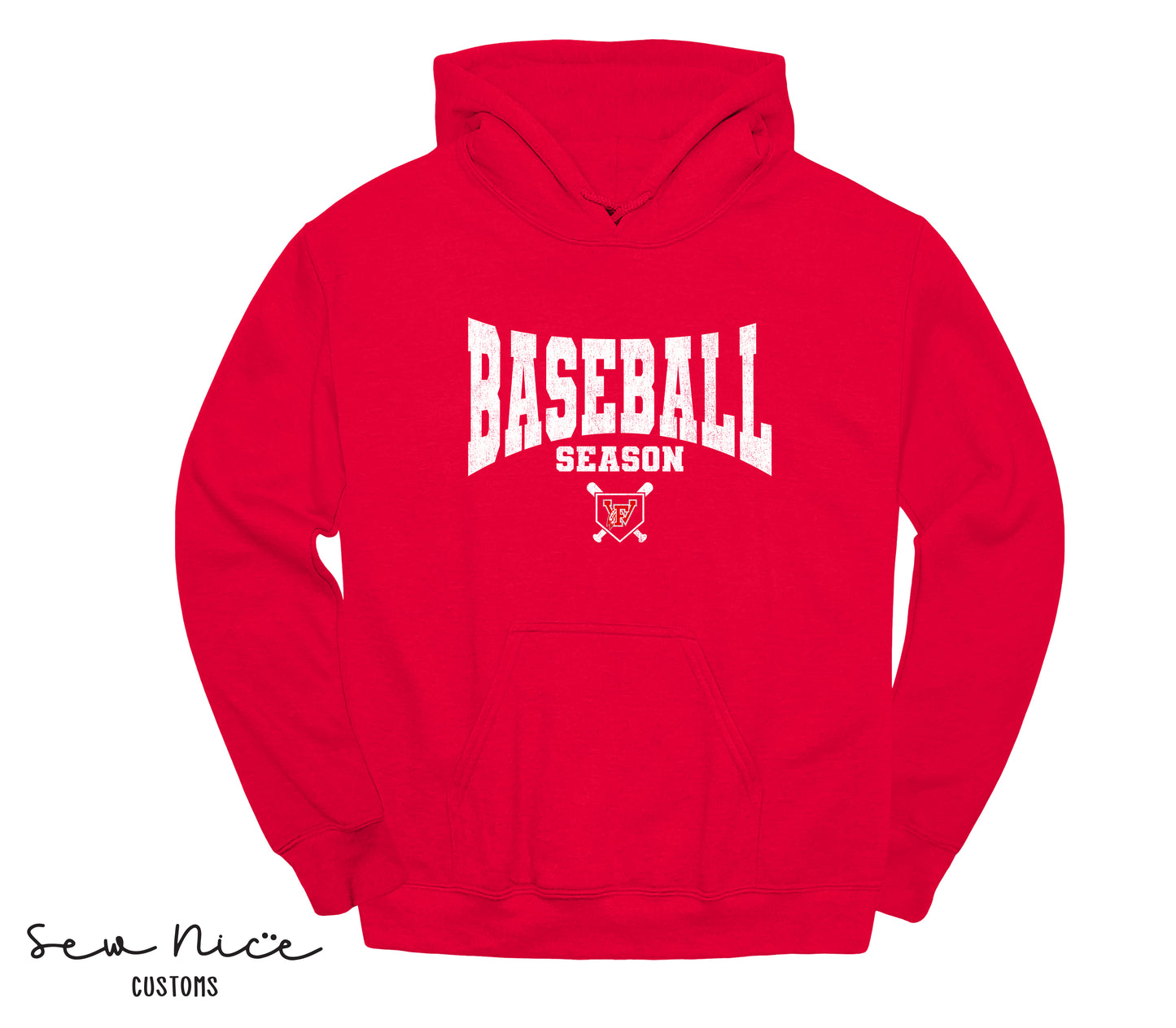 Baseball Season- Unisex Adult/Youth Hoodie