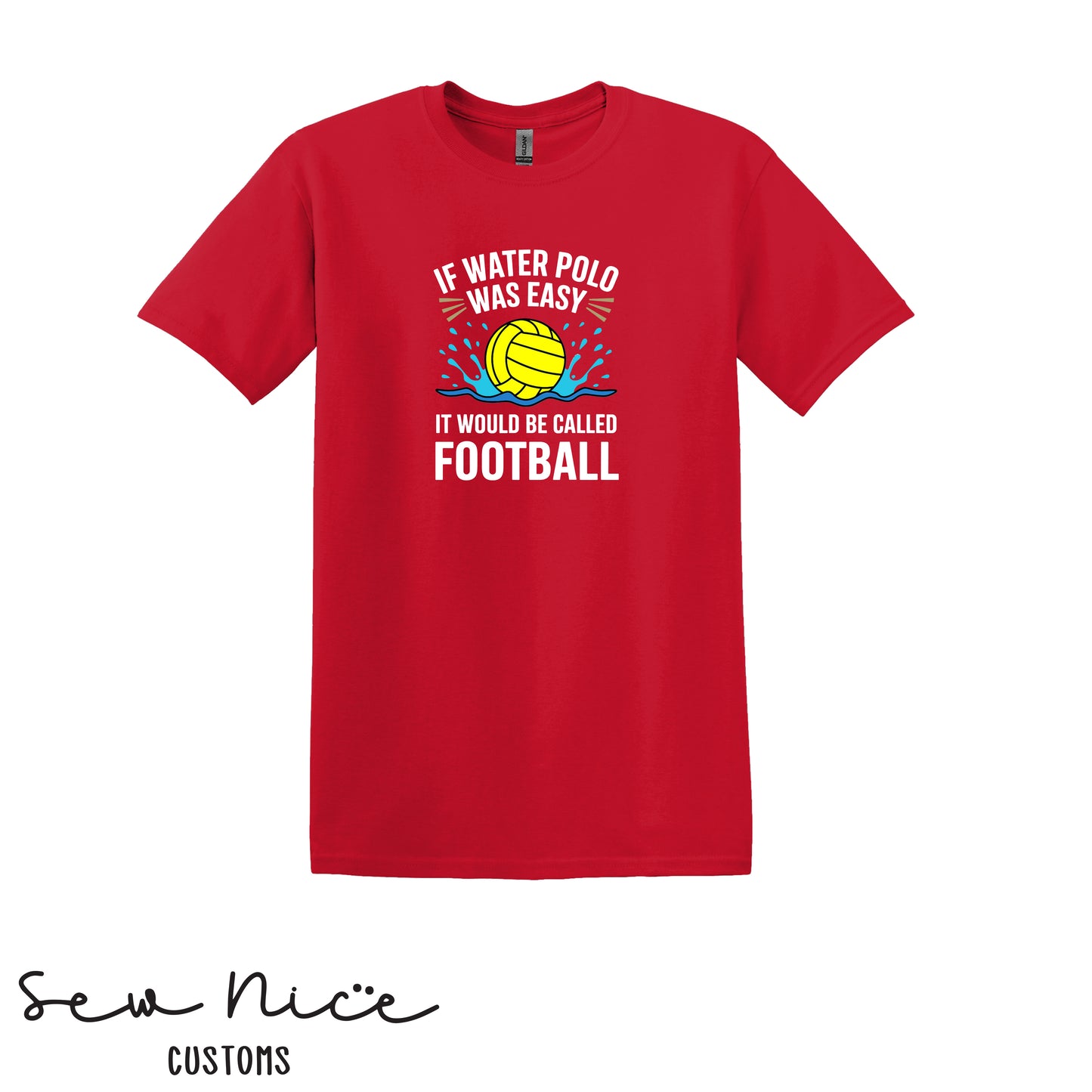 If Water Polo Was Easy... Unisex Adult/Youth T-Shirt - FHS Water Polo
