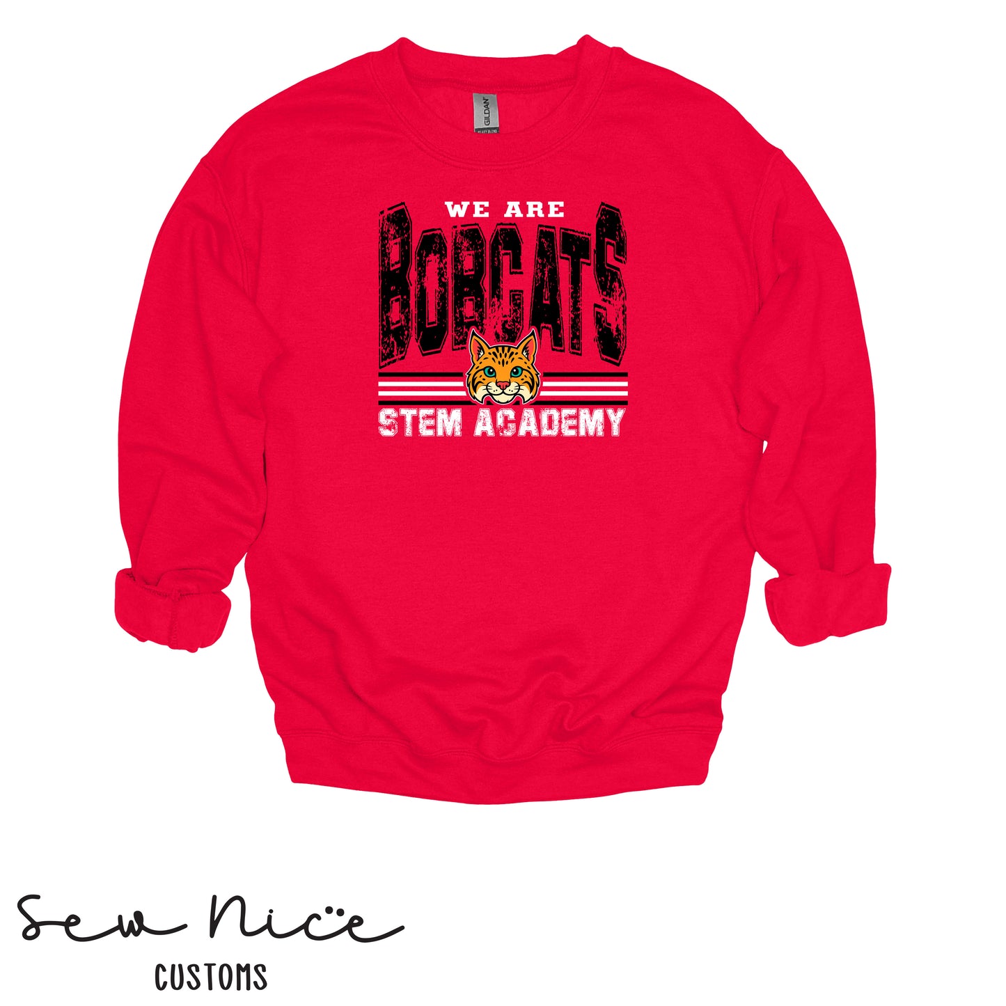 STEM-We Are Bobcats-Unisex Adult/Youth Crewneck Sweatshirt