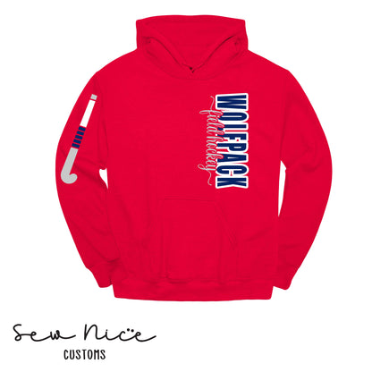 GO Field Hockey SIDE DESIGN-Unisex Adult/Youth Hoodie