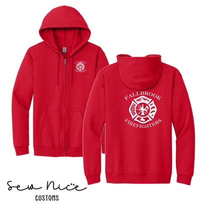 Fallbrook Maltese Cross-Full Zip Hoodie