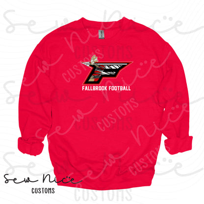 F Football Design- Unisex Crewneck Sweatshirt