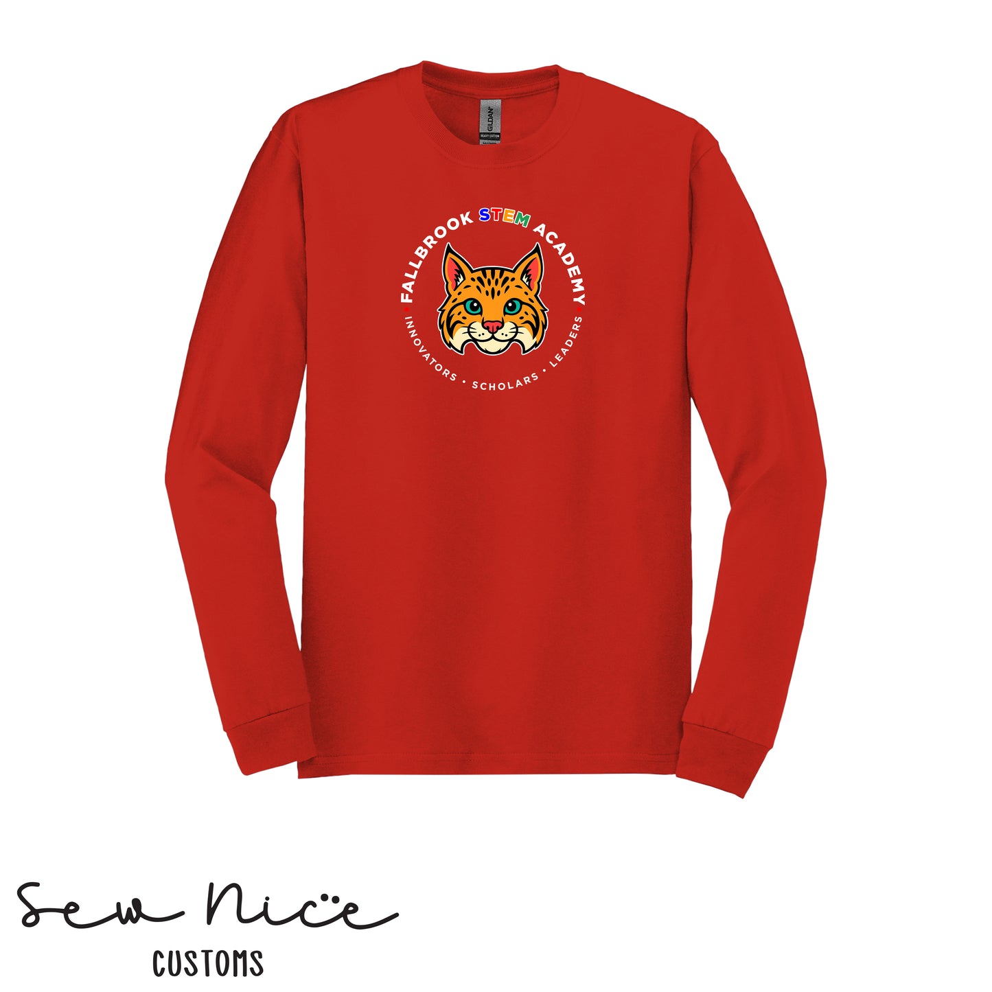 STEM-Mascot-Unisex Adult/Youth Long Sleeve Shirt