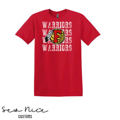 Warriors Stacked FHS Water Polo - Unisex Adult/Youth T-Shirt