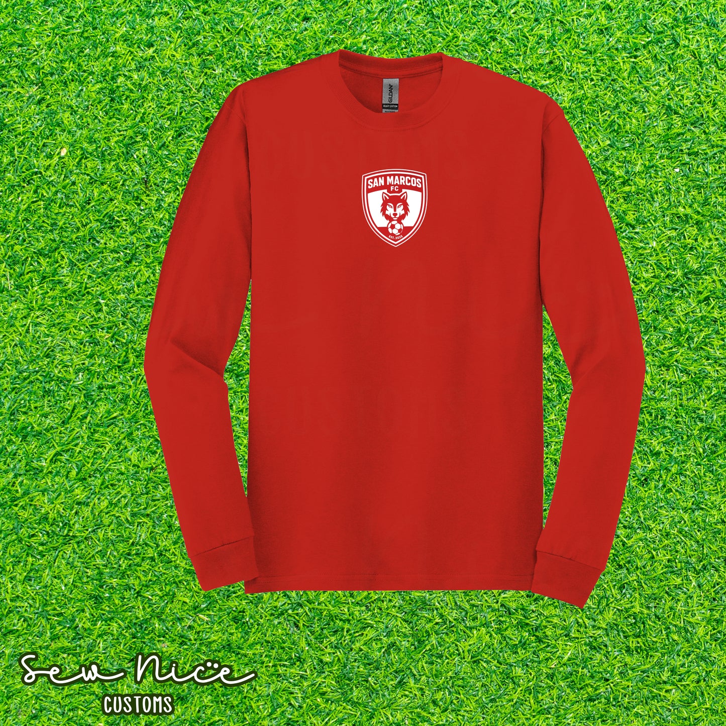 San Marcos FC- Unisex Adult/Youth Long Sleeve Shirt