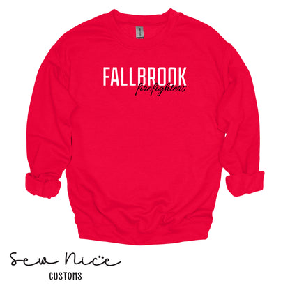 Fallbrook Firefighters- Crewneck Sweatshirt