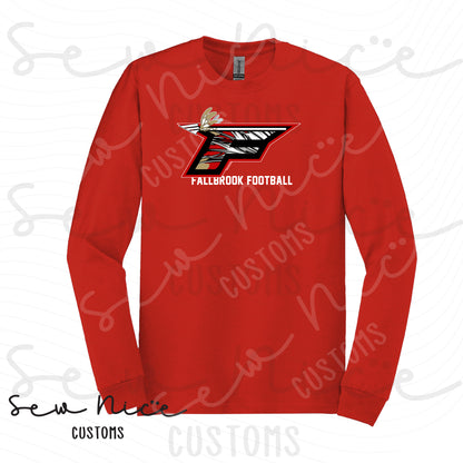 F Football Logo- Unisex Long Sleeve Shirt