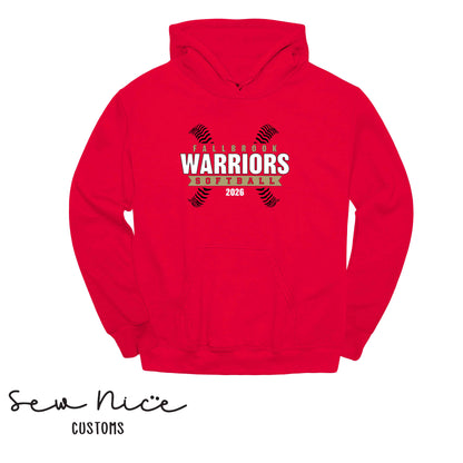 FHS Softball Seams- Unisex Adult/Youth Hoodie