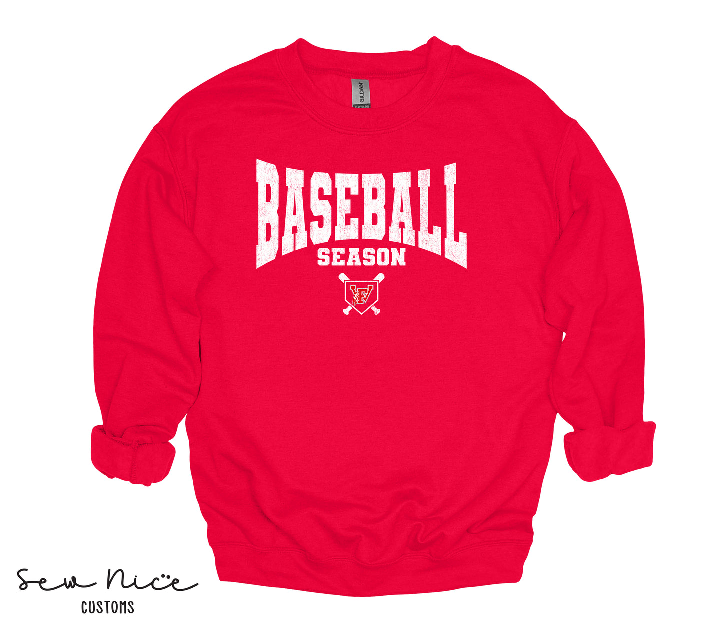 Baseball Season- Unisex Adult/Youth Crewneck Sweatshirt