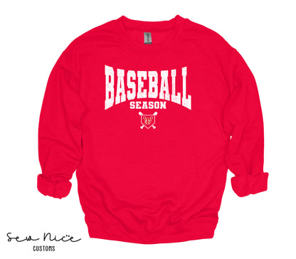 Baseball Season- Unisex Adult/Youth Crewneck Sweatshirt
