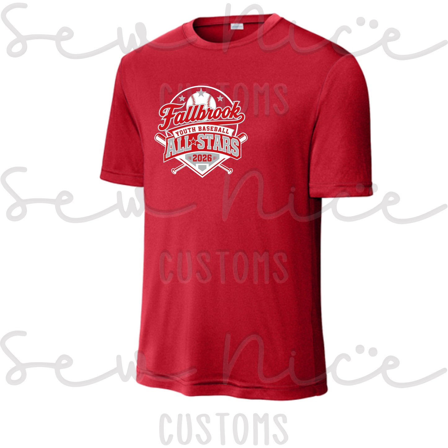 Fallbrook Youth Baseball- ALL STARS 2026- Unisex Dri Fit Shirt