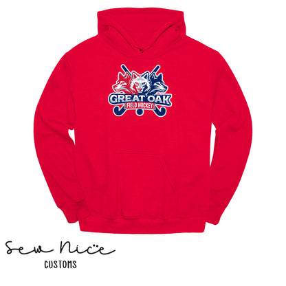 GO Wolfpack Field Hockey Unisex Adult/Youth Hoodie