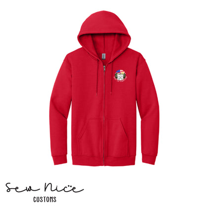 Embroidered-Mary Fay Logo Full Zip