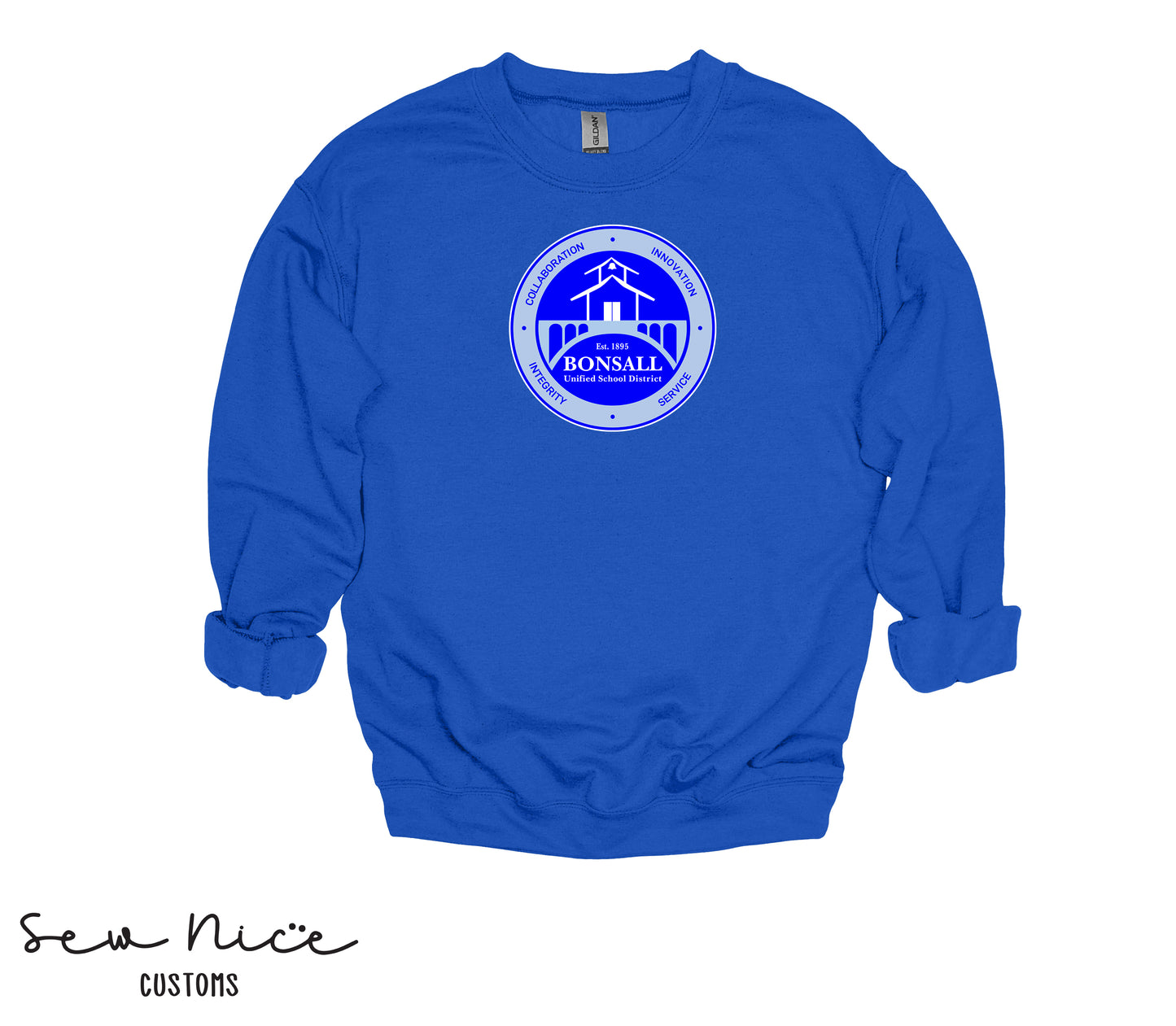 Bonsall District Logo-Unisex Adult Crewneck