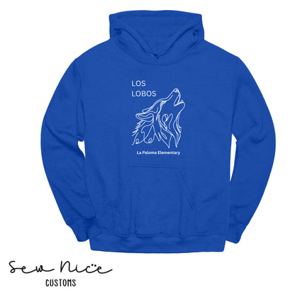 Los Lobos Line Drawing- Unisex Adult/Youth Hoodie