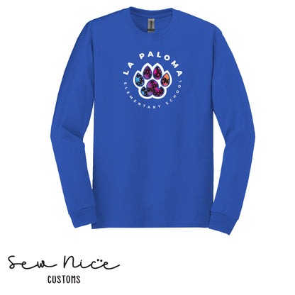 La Paloma PAINT SPLATTER- Unisex Adult/Youth Long Sleeve Shirt