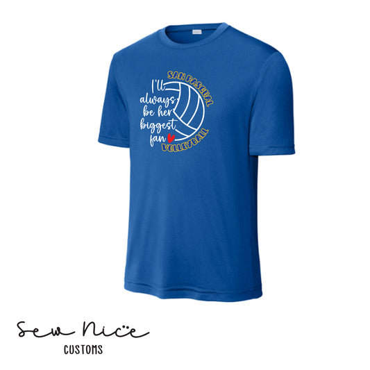 SP Volleyball Biggest Fan Adult/Youth Unisex Dri Fit Shirt