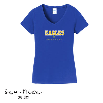 SP Eagles Volleyball Ladies V-Neck Shirt