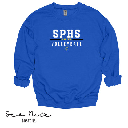 SPHS Eagles Volleyball Adult/Youth Unisex Crewneck Sweatshirt