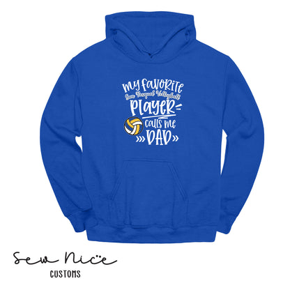 SP Volleyball-My Fav SP Player Calls Me.. *Custom Options*  Adult/Youth Unisex Hoodie