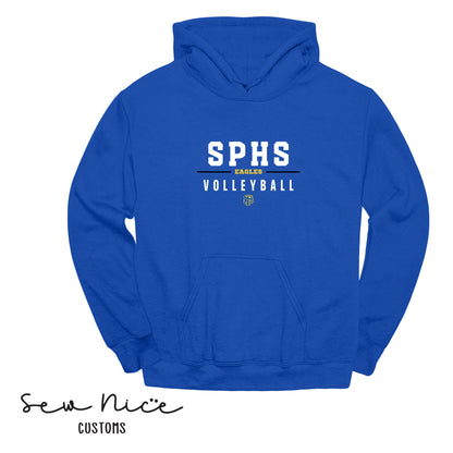 SPHS Eagles Volleyball Adult/Youth Unisex Hoodie