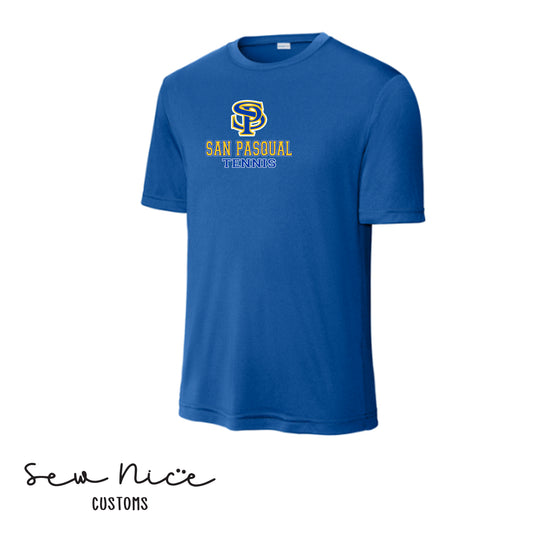 SP San Pasqual Tennis- Unisex Adult/Youth Dri Fit Shirt