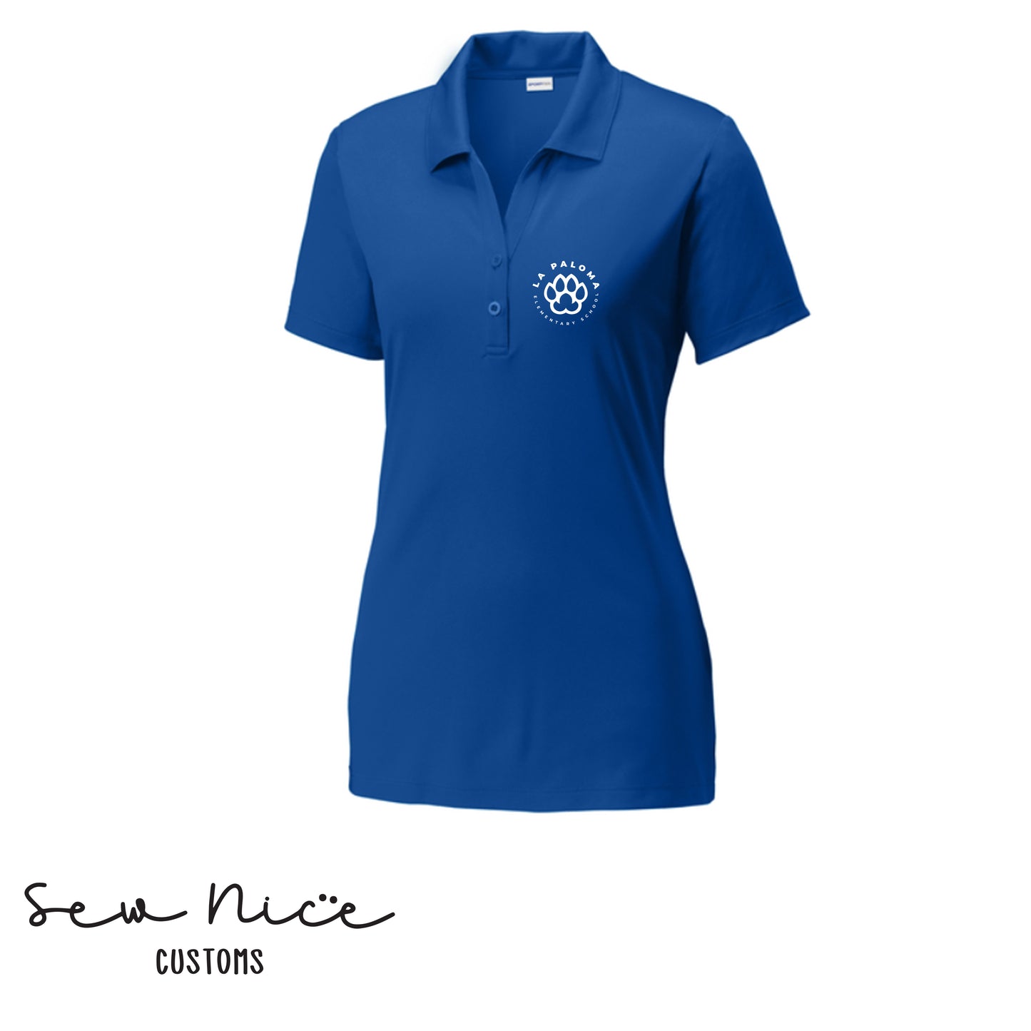 La Paloma Left Chest Logo- Ladies Dri Fit Polo