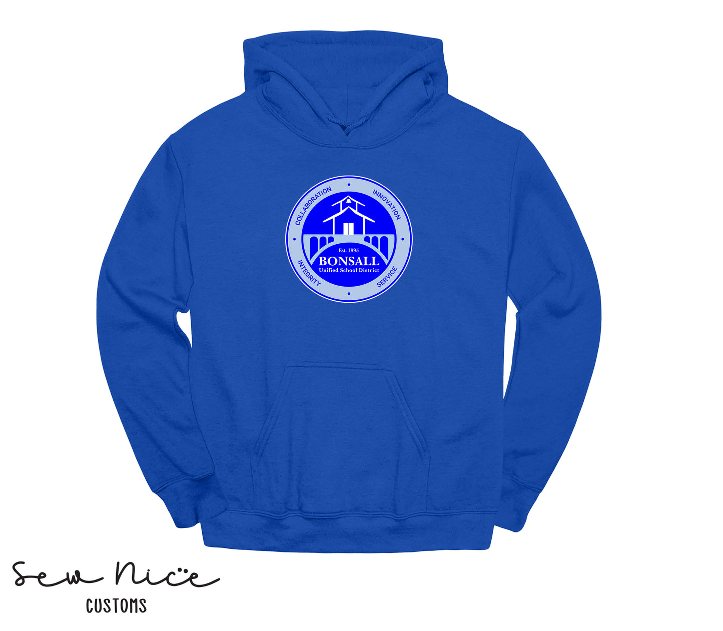 Bonsall District Logo Unisex Adult Hoodie