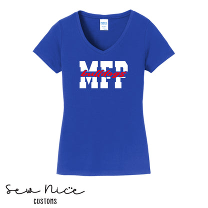 Bulldogs MFP Women's V-Neck Shirt