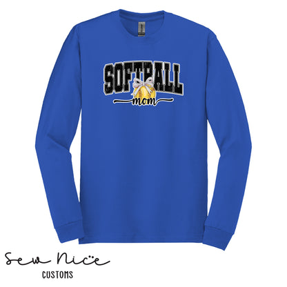 Softball Mom - Unisex Long Sleeve Shirt