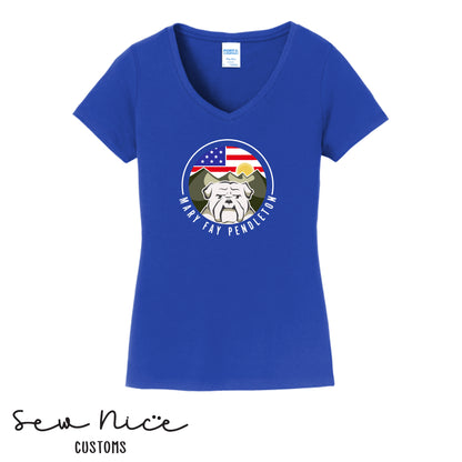 Mary Fay Logo Women's V-Neck Shirt