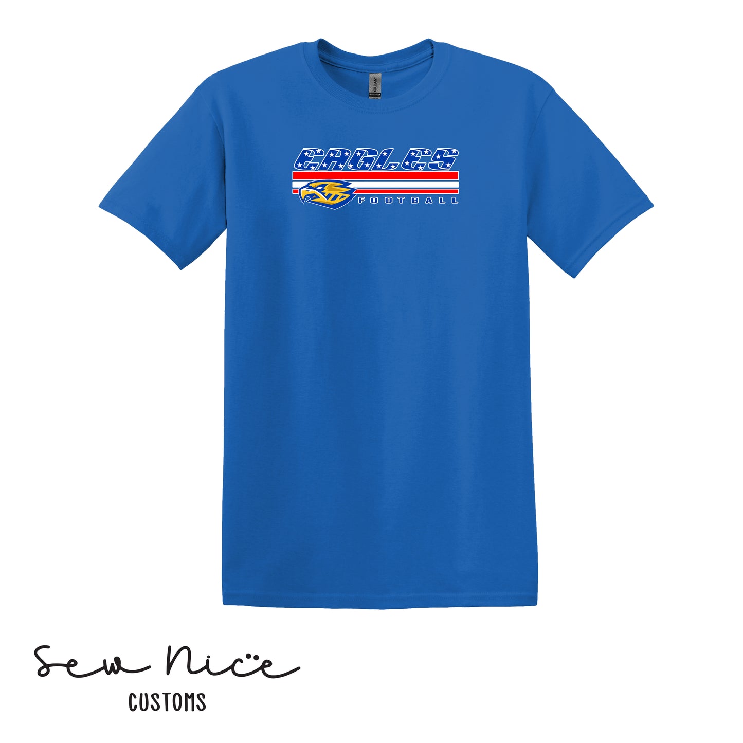 SP American Flag Eagles- Unisex Adult/Youth T-Shirt