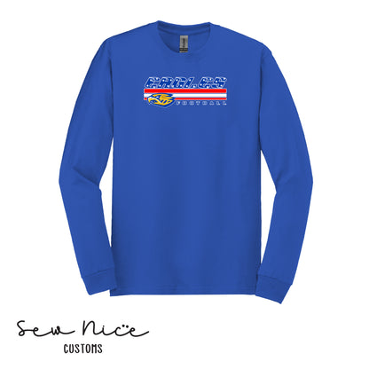 SP American Flag Eagles- Unisex Adult/Youth Long Sleeve Shirt