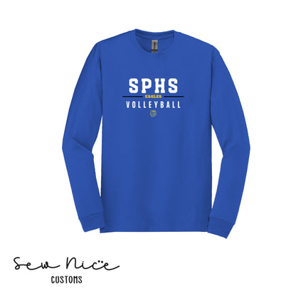 SPHS Eagles Volleyball Adult/Youth Unisex Long Sleeve Shirt