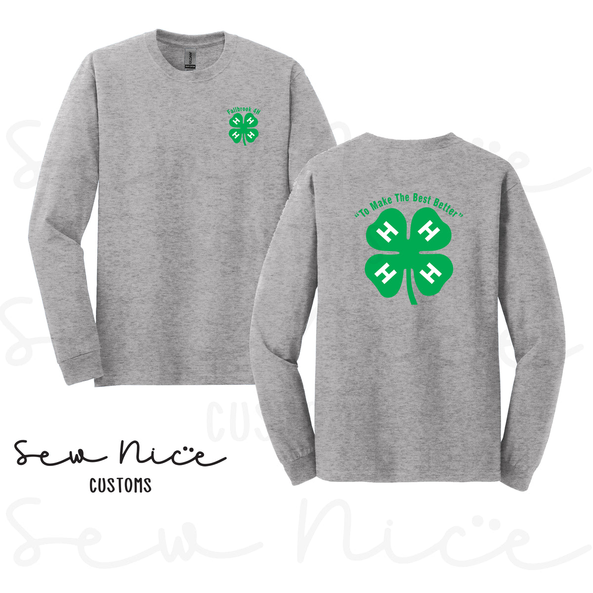 4H- To Make The Best Better- Long Sleeve Shirt