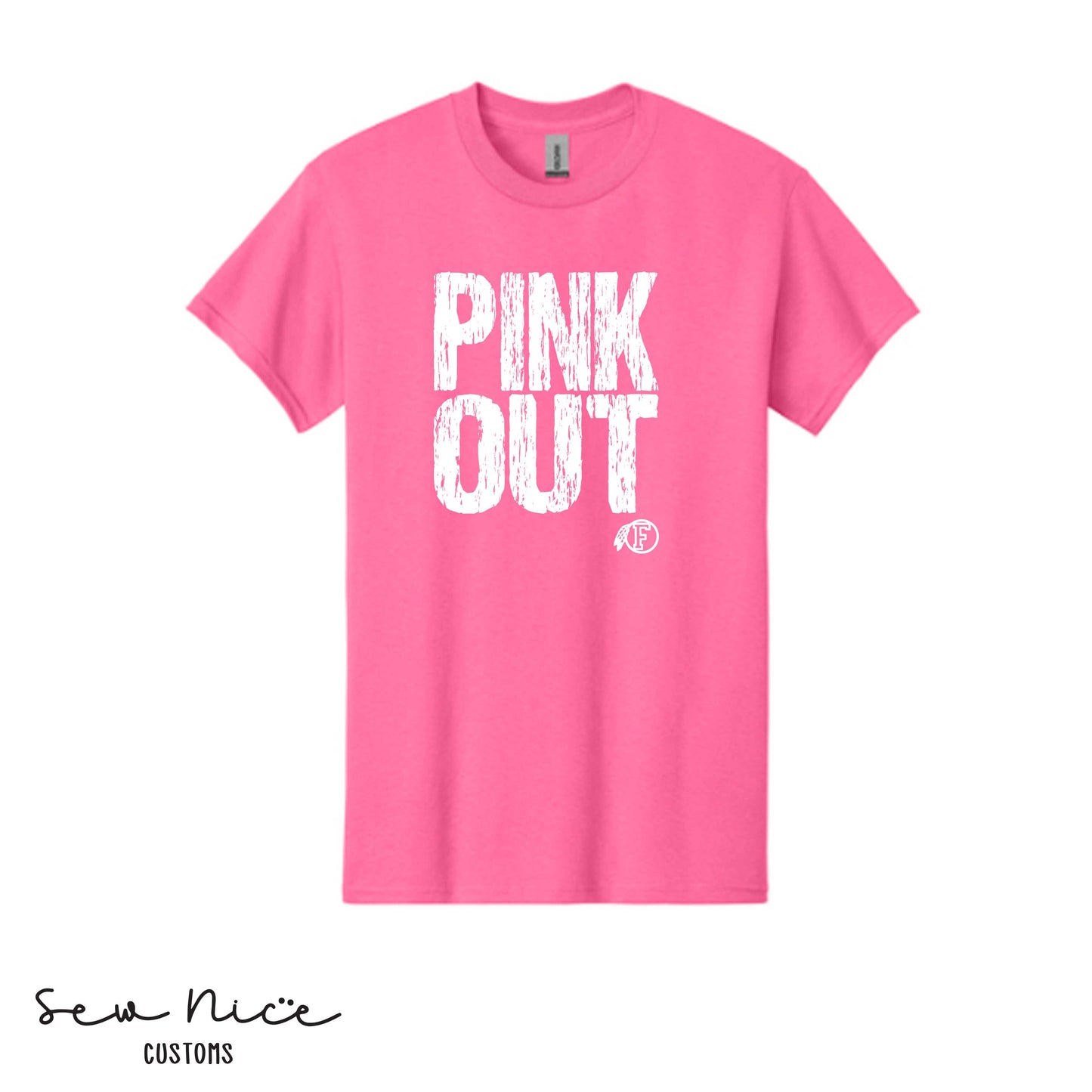 PINK OUT- FHS Volleyball- Unisex Adult/Youth T-Shirt
