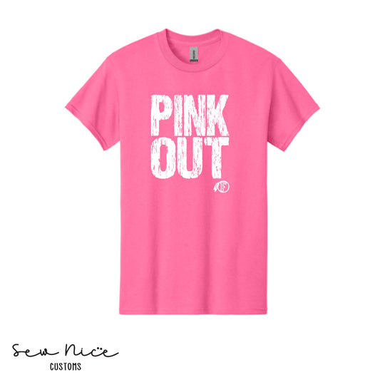 PINK OUT- FHS Volleyball- Unisex Adult/Youth T-Shirt