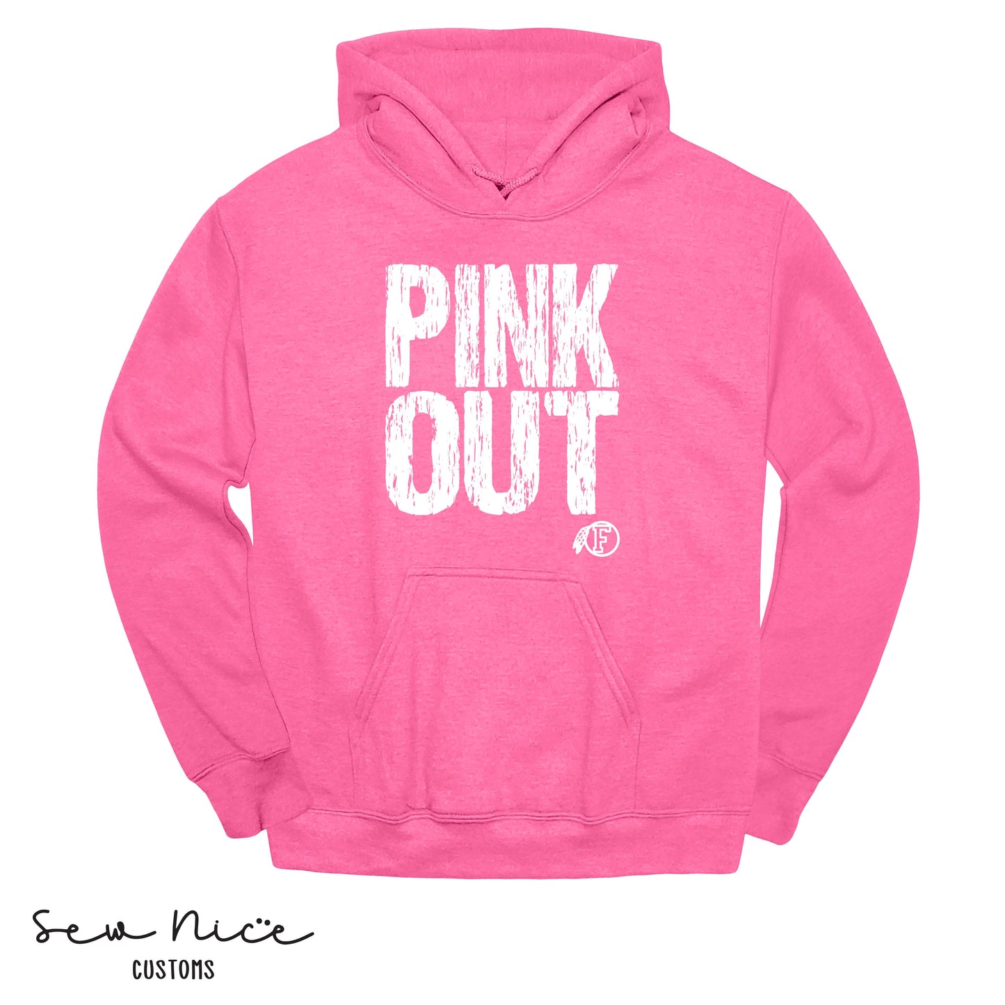 PINK OUT- FHS Volleyball- Unisex Adult/Youth Hoodie