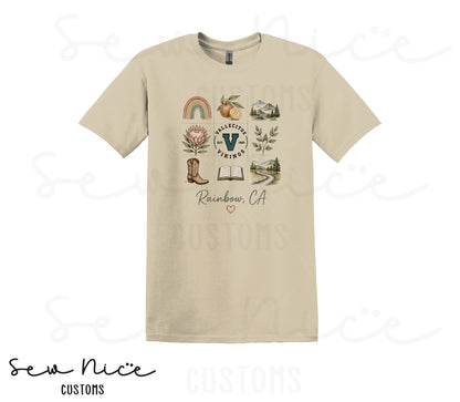 Rainbow Collage- Unisex T-Shirt