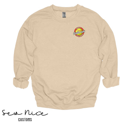Fallbrook Girls Softball Logo - EMBROIDERED Crewneck Sweatshirt
