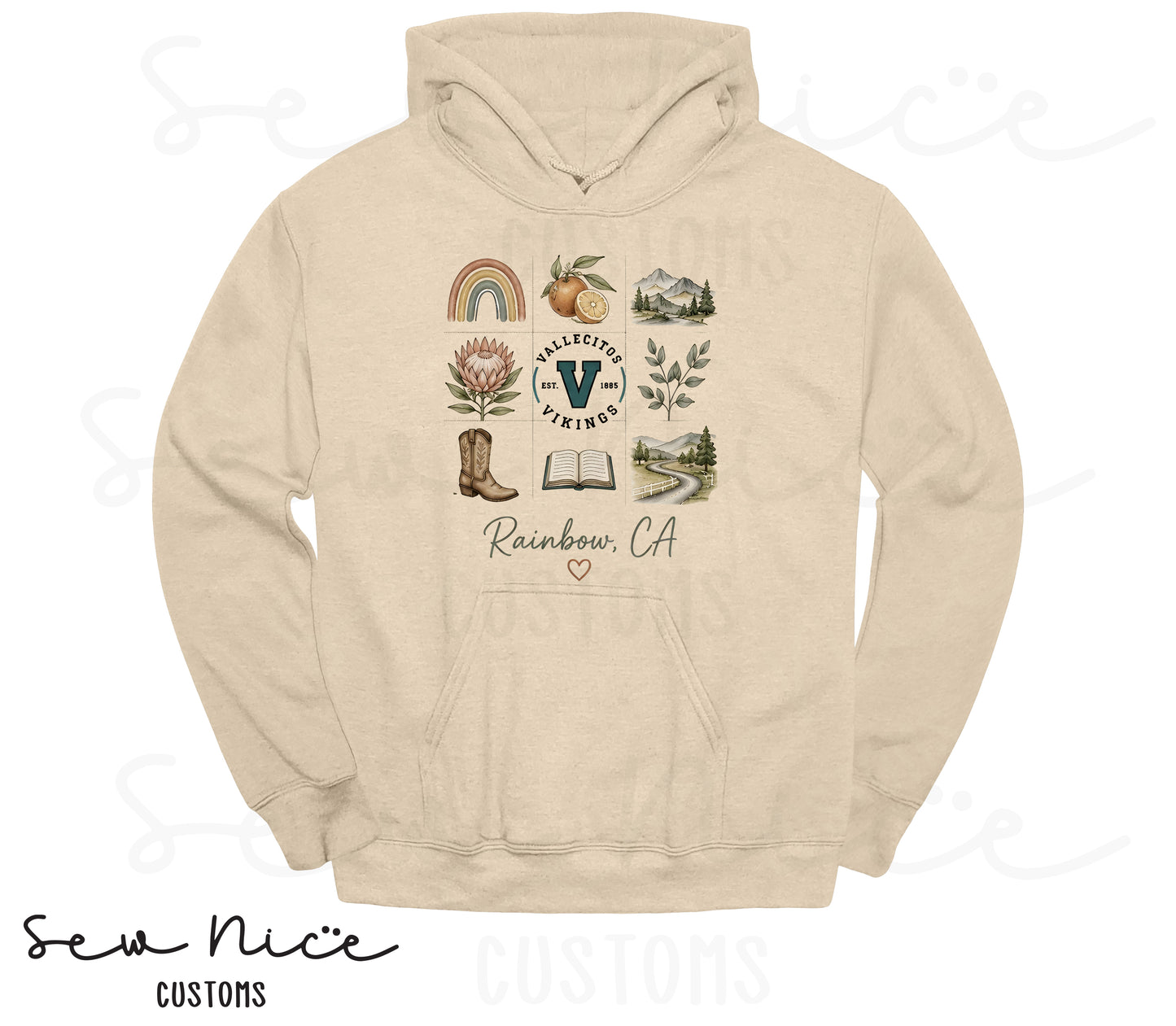 Rainbow Collage- Unisex Hoodie