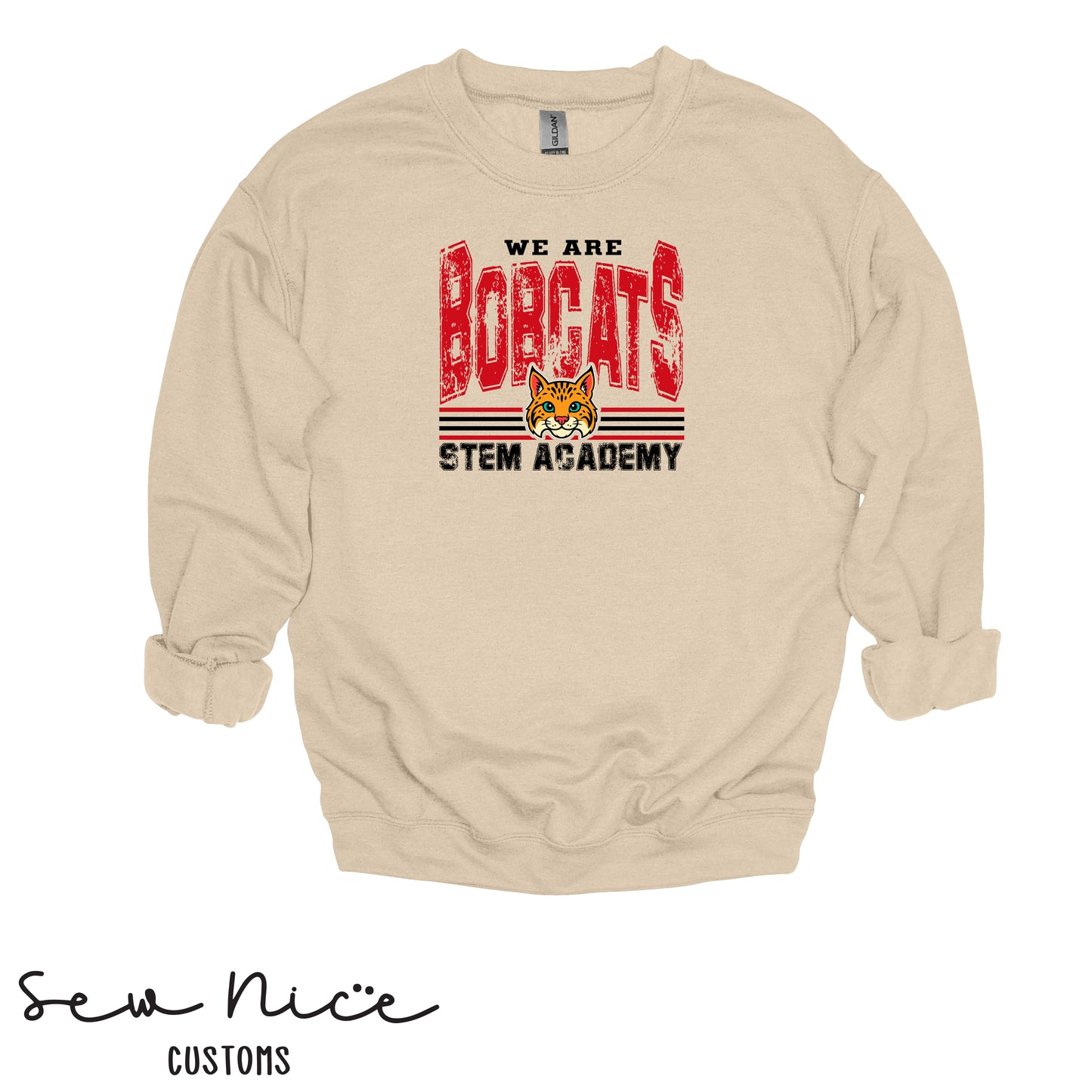 STEM-We Are Bobcats-Unisex Adult/Youth Crewneck Sweatshirt