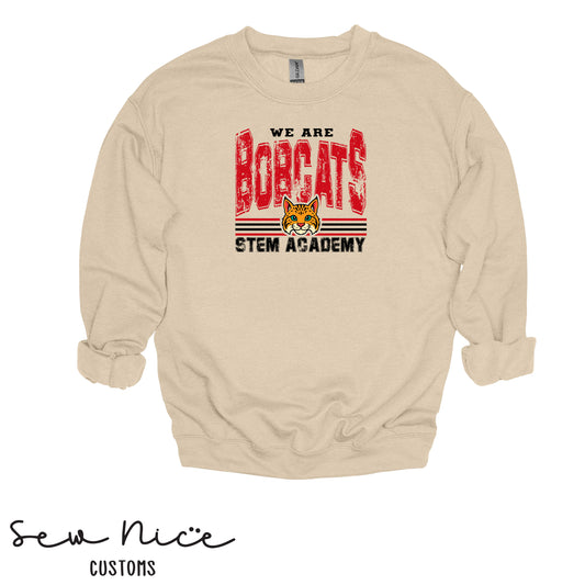 STEM-We Are Bobcats-Unisex Adult/Youth Crewneck Sweatshirt