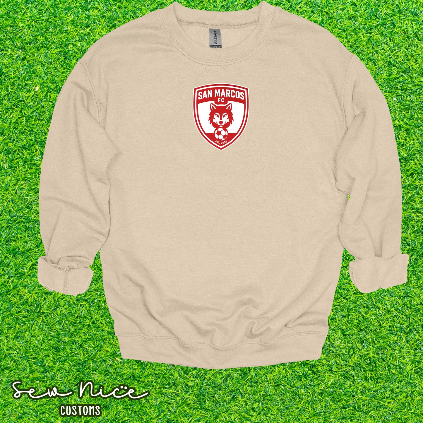 San Marcos FC- Unisex Adult/Youth Crewneck Sweatshirt