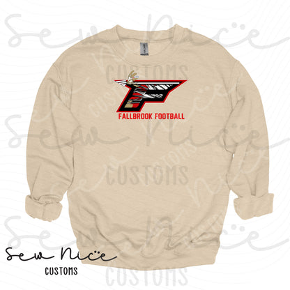 F Football Design- Unisex Crewneck Sweatshirt