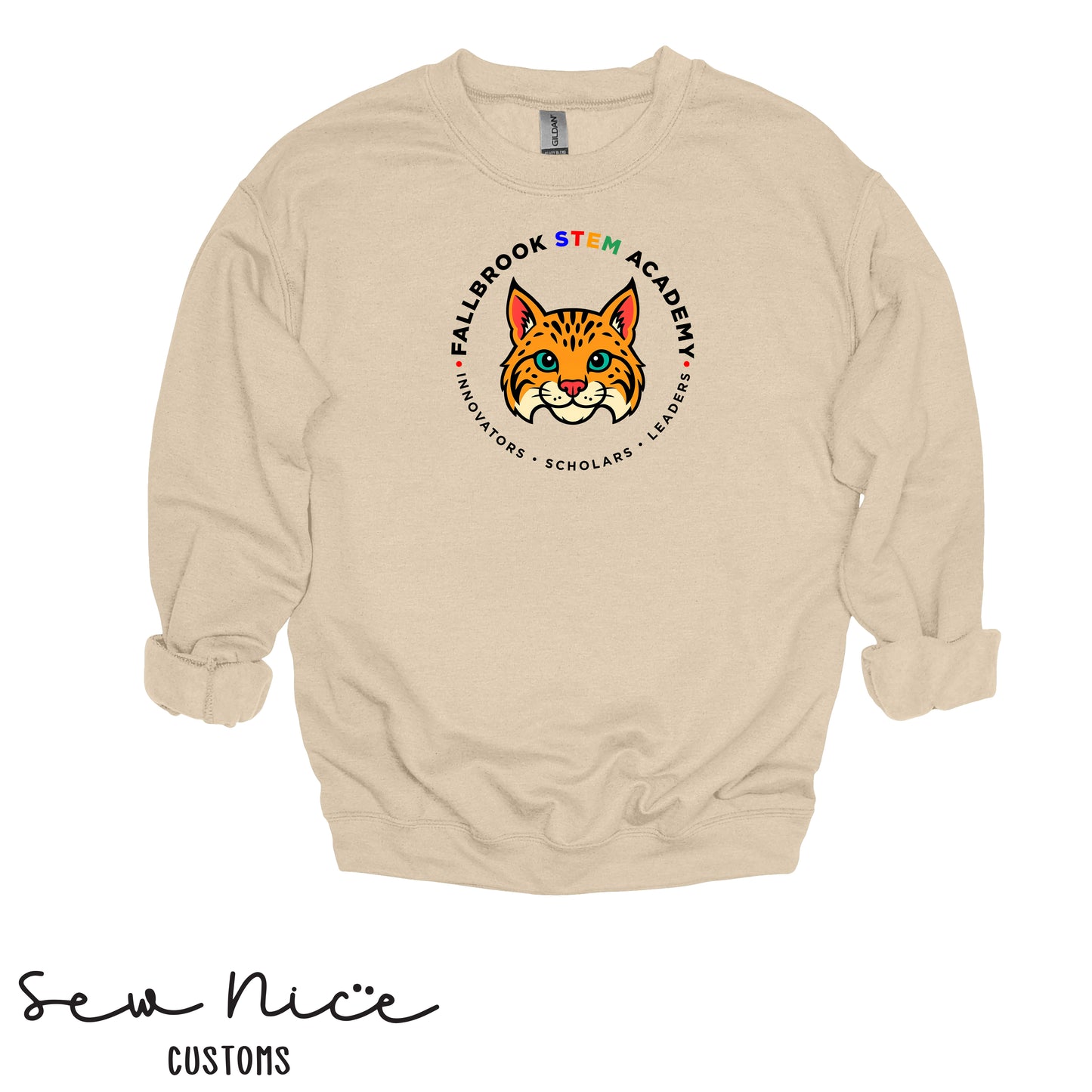 STEM-Mascot-Unisex Adult/Youth Crewneck Sweatshirt