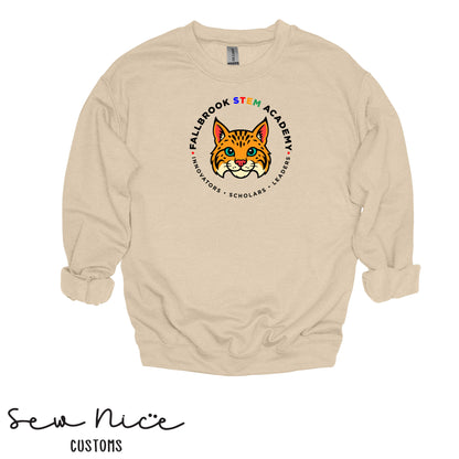STEM-Mascot-Unisex Adult/Youth Crewneck Sweatshirt