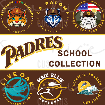 Padres Brown/Gold School Collection